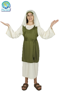 PASTORELLA DEL PRESEPE VERDE BAMBINA